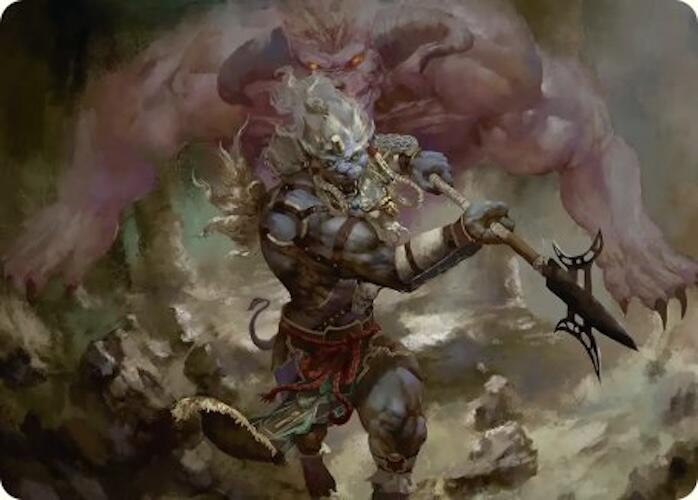 Kimahri, Valiant Guardian Art Card [FINAL FANTASY Art Series] | Black Swamp Games