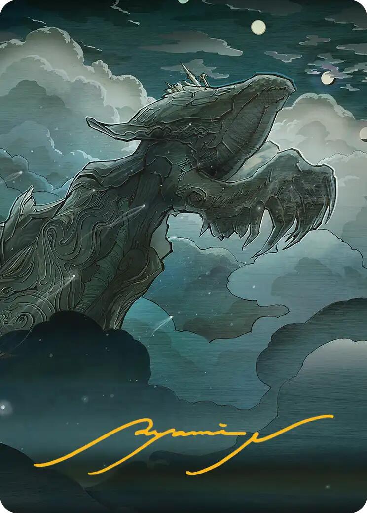 Sin, Spira's Punishment Art Card (Gold-Stamped Signature) [FINAL FANTASY Art Series] | Black Swamp Games