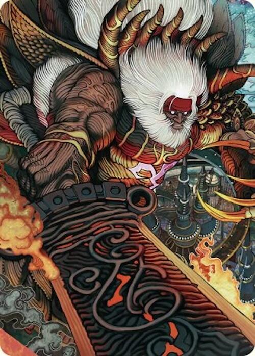 Braska's Final Aeon Art Card [FINAL FANTASY Art Series] | Black Swamp Games
