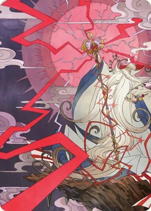 Summon: Esper Ramuh Art Card [FINAL FANTASY Art Series] | Black Swamp Games