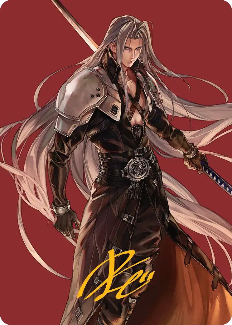 Sephiroth, Fabled SOLDIER Art Card (Gold-Stamped Signature) [FINAL FANTASY Art Series] | Black Swamp Games