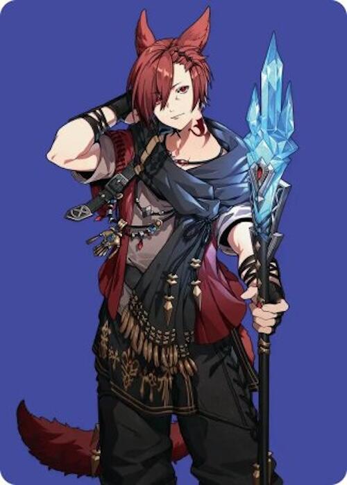 G'raha Tia, Scion Reborn Art Card (51) [FINAL FANTASY Art Series] | Black Swamp Games