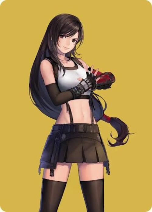 Tifa, Martial Artist Art Card [FINAL FANTASY Art Series] | Black Swamp Games