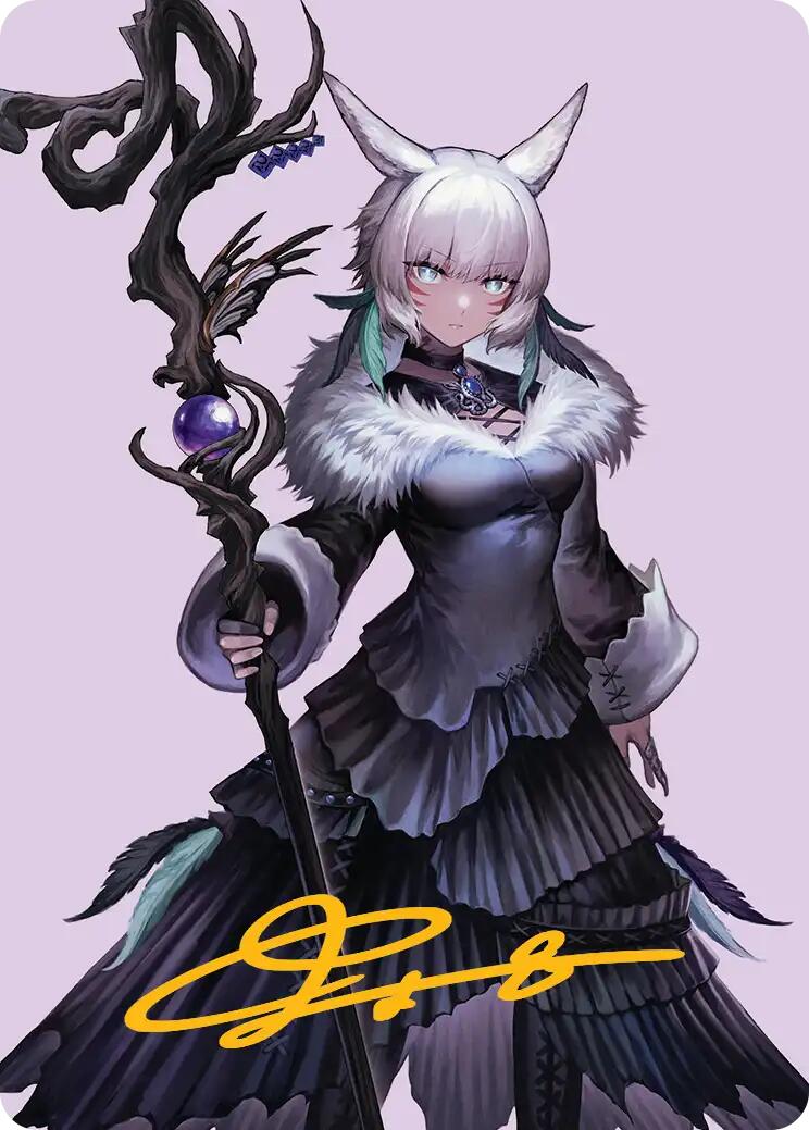 Y'shtola, Night's Blessed Art Card (53) (Gold-Stamped Signature) [FINAL FANTASY Art Series] | Black Swamp Games