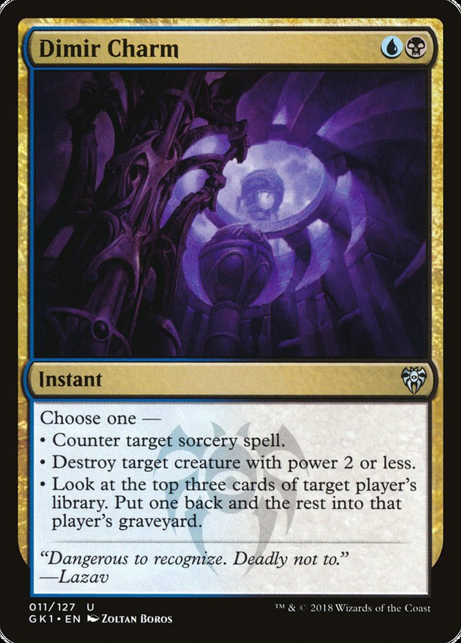 Dimir Charm [Guilds of Ravnica Guild Kit] | Black Swamp Games