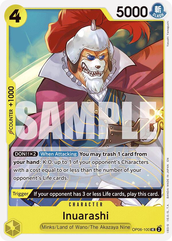 Inuarashi (Reprint) [Starter Deck: GREEN/YELLOW Yamato] | Black Swamp Games