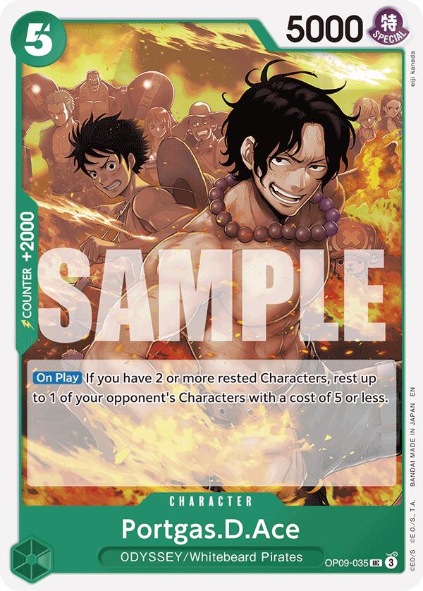 Portgas.D.Ace (Reprint) [Starter Deck: GREEN/YELLOW Yamato] | Black Swamp Games
