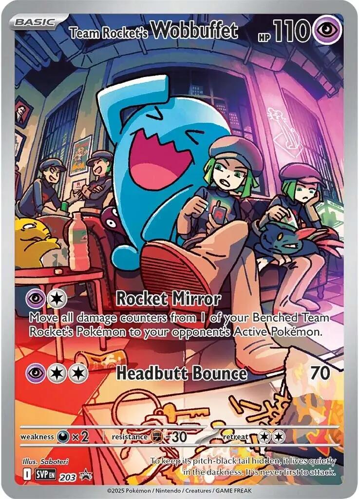 Team Rocket's Wobbuffet (203) [Scarlet & Violet: Black Star Promos] | Black Swamp Games