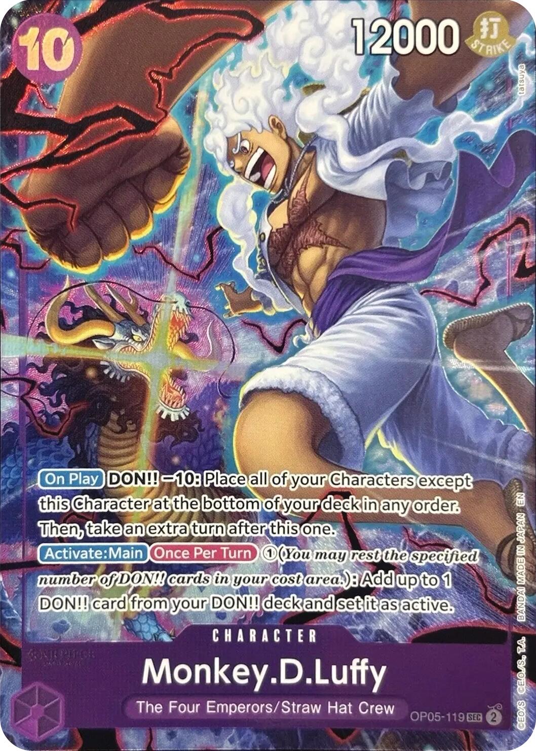 Monkey.D.Luffy (English Version 2nd Anniversary Set) [One Piece Promotion Cards] | Black Swamp Games