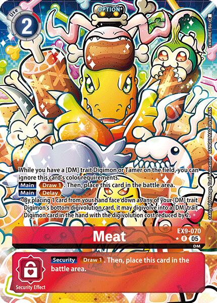 Meat [EX9-070] (Alternate Art) [Versus Monsters] | Black Swamp Games