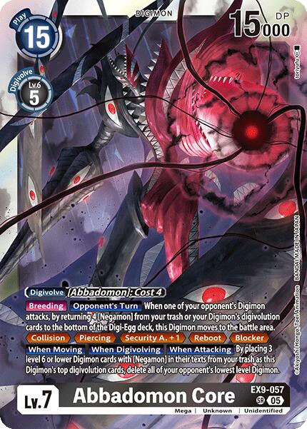 Abbadomon Core [EX9-057] [Versus Monsters] | Black Swamp Games