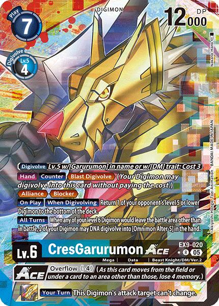 CresGarurumon ACE [EX9-020] (Alternate Art) [Versus Monsters] | Black Swamp Games