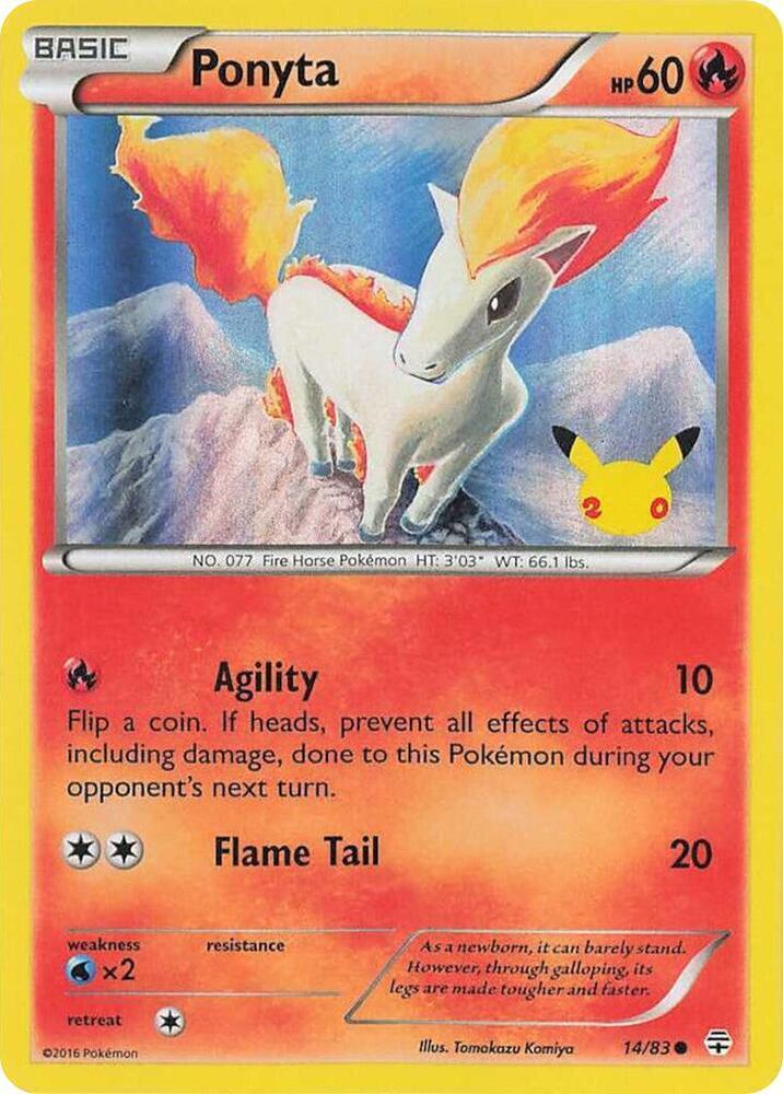 Ponyta (014/083) (UK Exclusive Promo) [Miscellaneous Cards] | Black Swamp Games