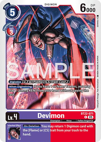Devimon [BT22-071] [Cyber Eden] | Black Swamp Games