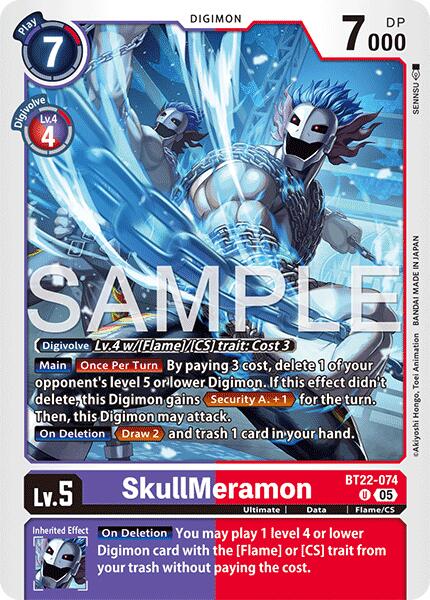 SkullMeramon [BT22-074] [Cyber Eden] | Black Swamp Games