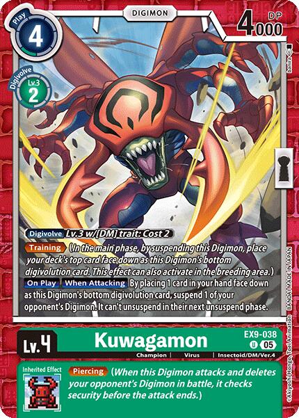 Kuwagamon [EX9-038] [Versus Monsters] | Black Swamp Games