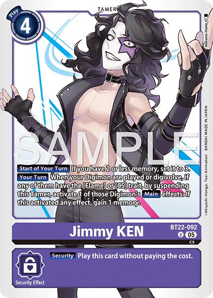 Jimmy KEN [BT22-092] [Cyber Eden] | Black Swamp Games