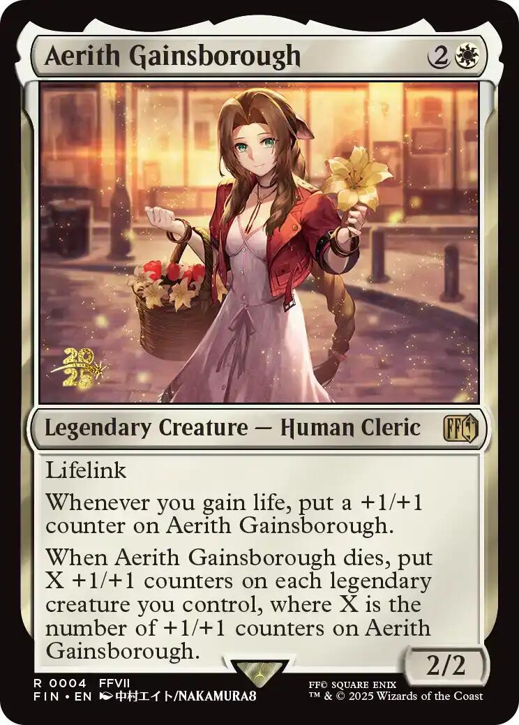 Aerith Gainsborough [FINAL FANTASY Prerelease Promo] | Black Swamp Games