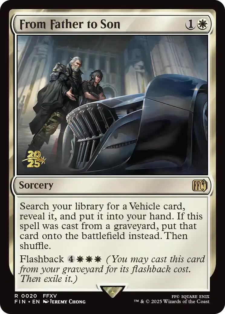 From Father to Son [FINAL FANTASY Prerelease Promo] | Black Swamp Games