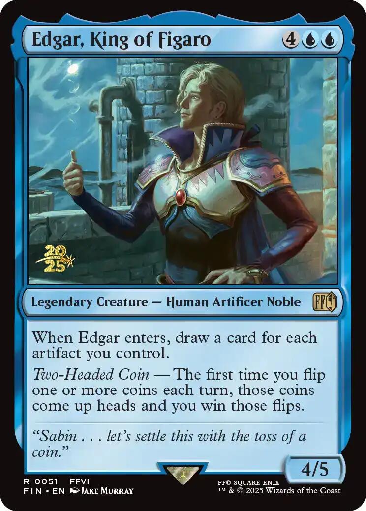 Edgar, King of Figaro [FINAL FANTASY Prerelease Promo] | Black Swamp Games