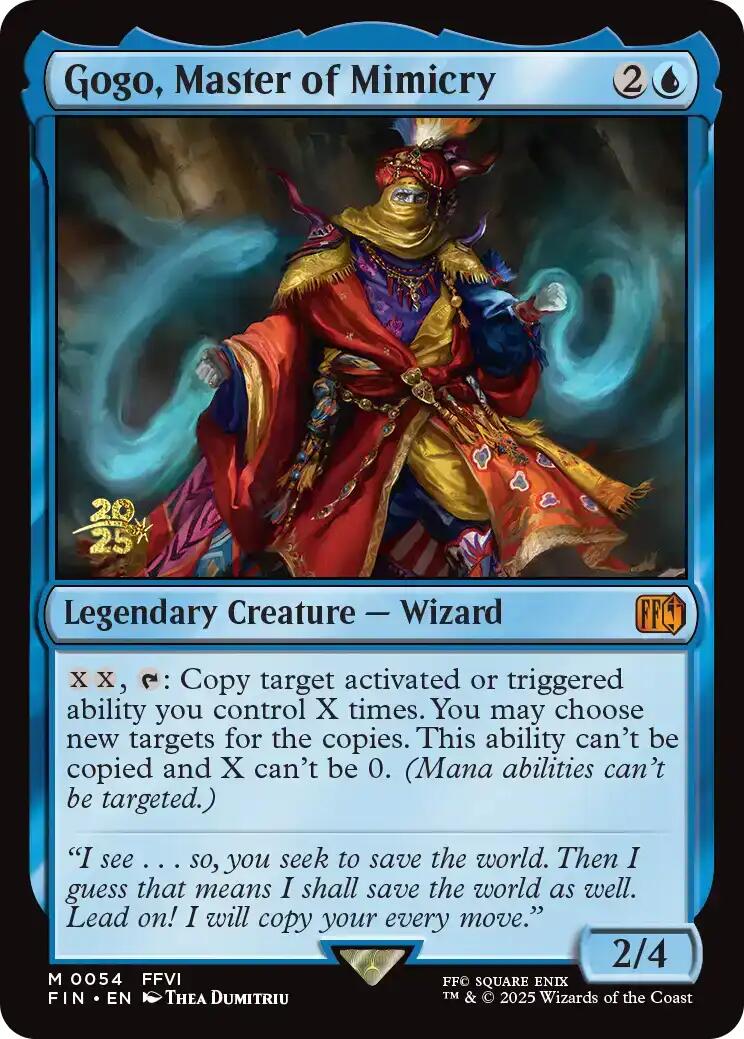 Gogo, Master of Mimicry [FINAL FANTASY Prerelease Promo] | Black Swamp Games