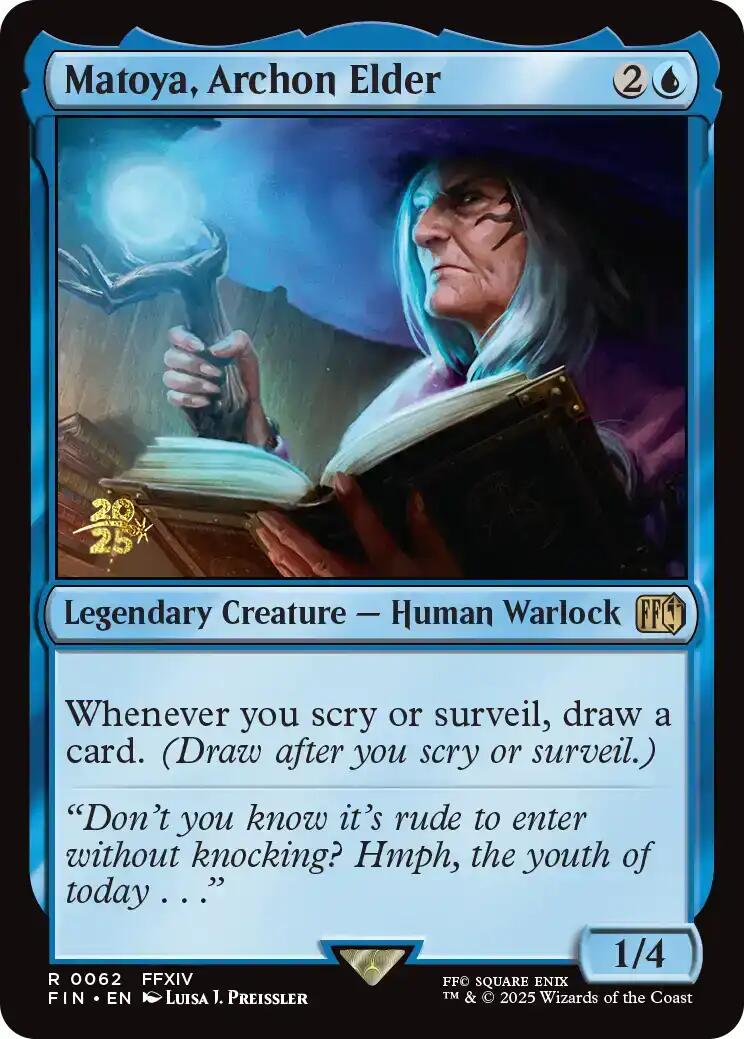Matoya, Archon Elder [FINAL FANTASY Prerelease Promo] | Black Swamp Games