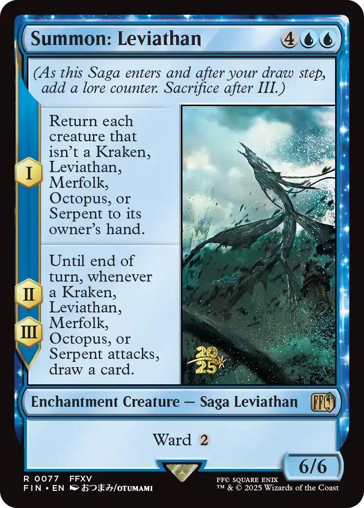 Summon: Leviathan [FINAL FANTASY Prerelease Promo] | Black Swamp Games