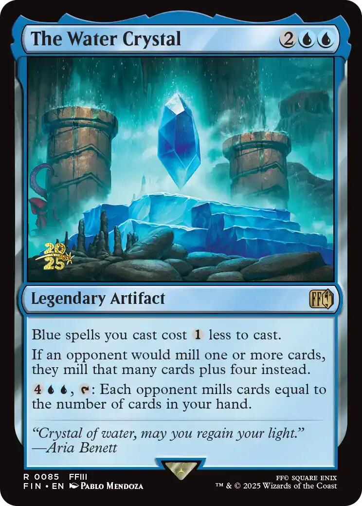 The Water Crystal [FINAL FANTASY Prerelease Promo] | Black Swamp Games