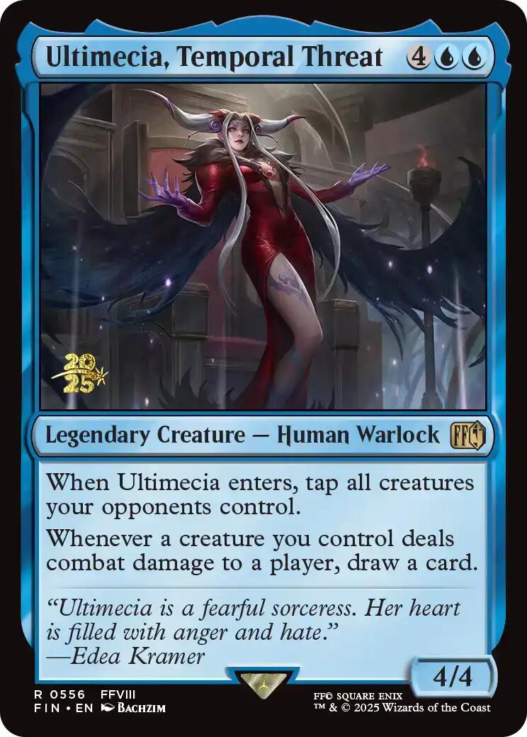 Ultimecia, Temporal Threat [FINAL FANTASY Prerelease Promo] | Black Swamp Games