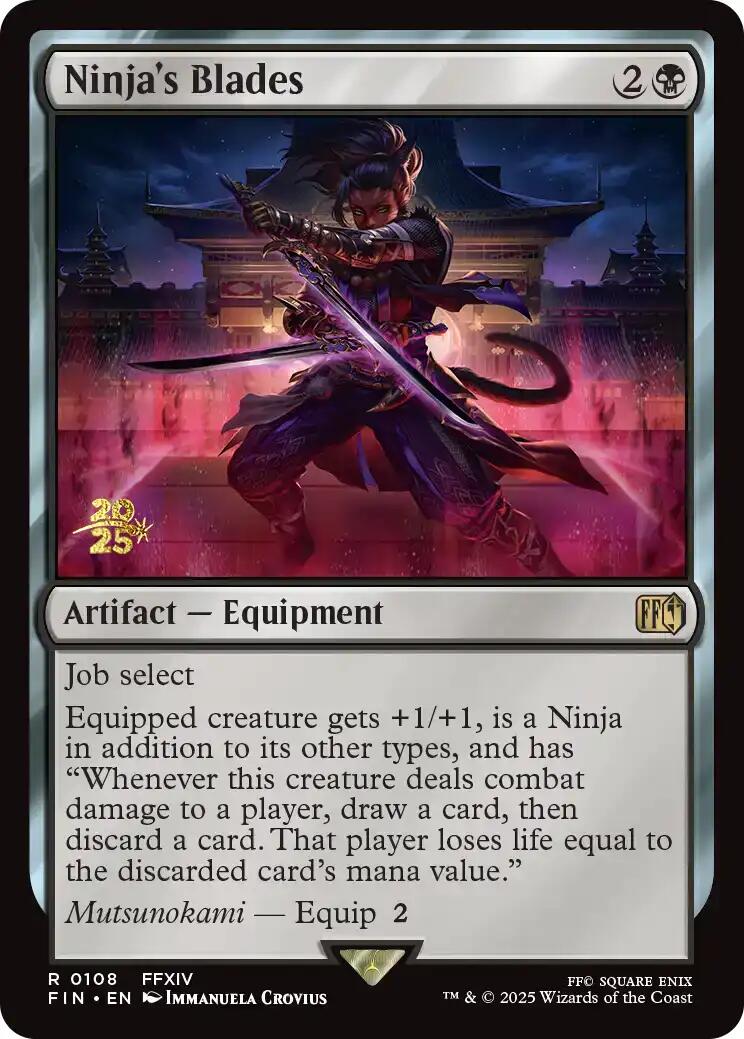 Ninja's Blades [FINAL FANTASY Prerelease Promo] | Black Swamp Games