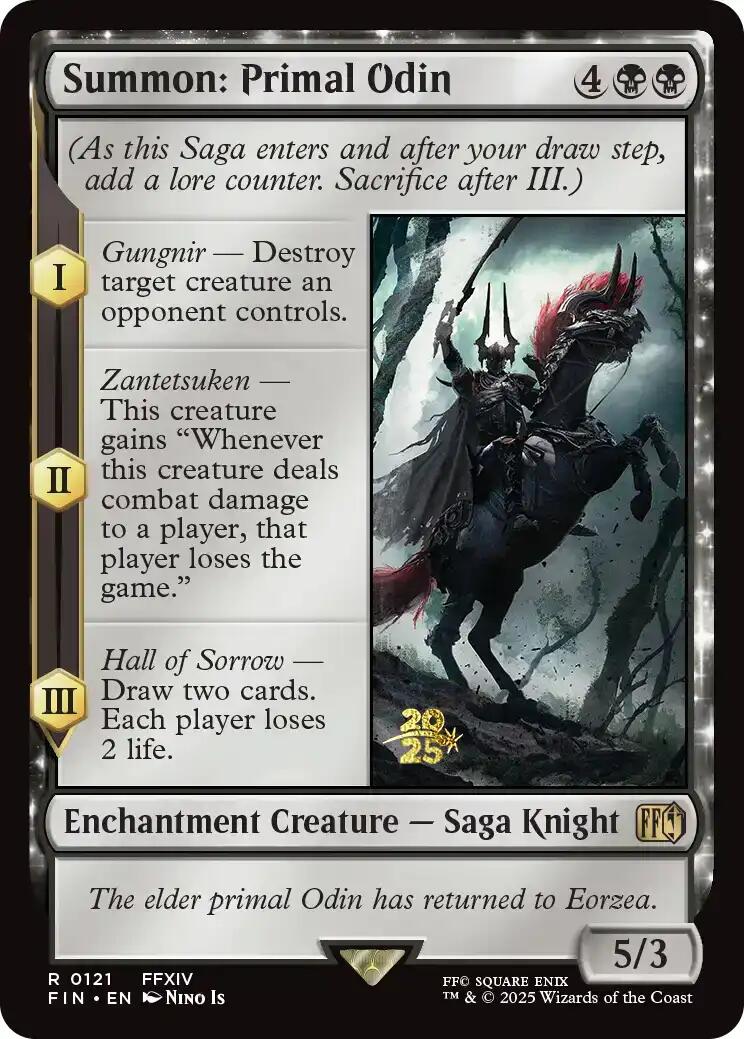 Summon: Primal Odin [FINAL FANTASY Prerelease Promo] | Black Swamp Games
