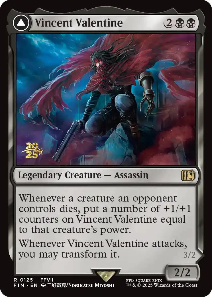 Vincent Valentine // Galian Beast [FINAL FANTASY Prerelease Promo] | Black Swamp Games