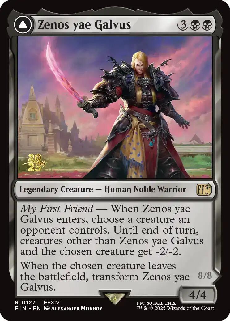 Zenos yae Galvus // Shinryu, Transcendent Rival [FINAL FANTASY Prerelease Promo] | Black Swamp Games