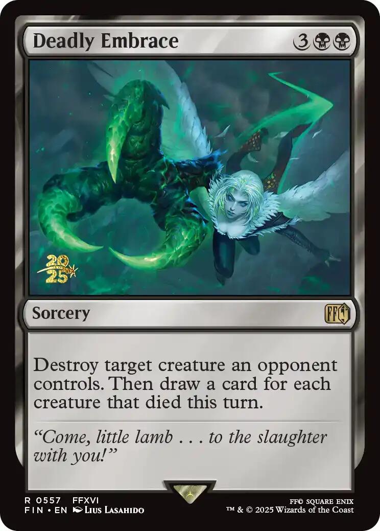Deadly Embrace [FINAL FANTASY Prerelease Promo] | Black Swamp Games