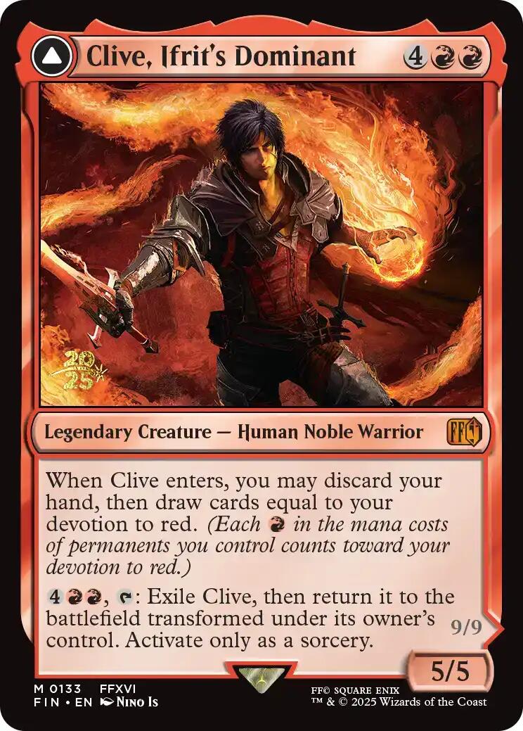 Clive, Ifrit's Dominant [FINAL FANTASY Prerelease Promo] | Black Swamp Games