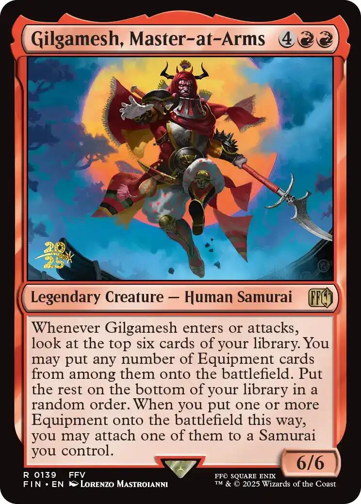Gilgamesh, Master-at-Arms [FINAL FANTASY Prerelease Promo] | Black Swamp Games