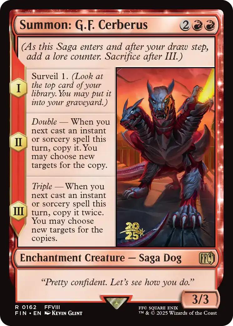 Summon: G.F. Cerberus [FINAL FANTASY Prerelease Promo] | Black Swamp Games