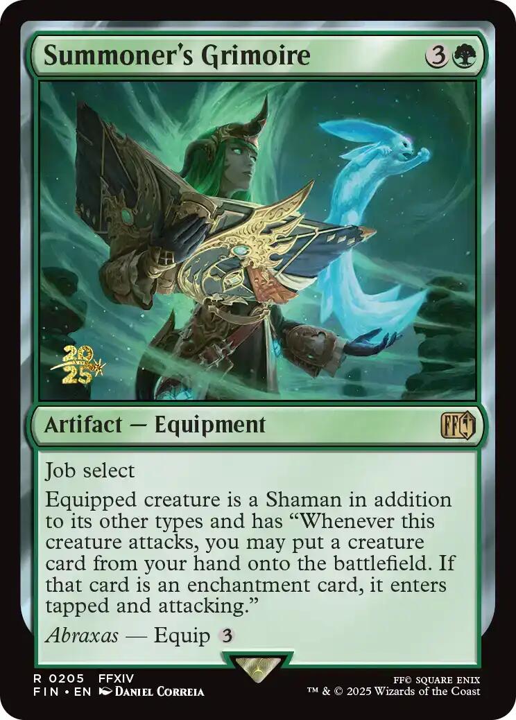 Summoner's Grimoire [FINAL FANTASY Prerelease Promo] | Black Swamp Games