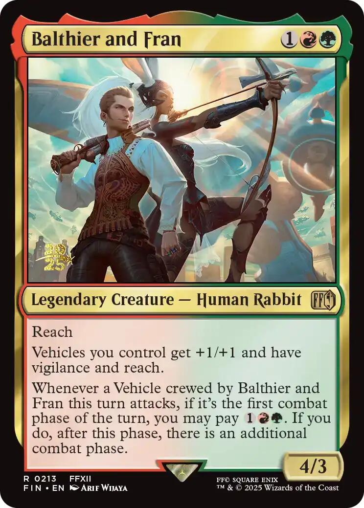 Balthier and Fran [FINAL FANTASY Prerelease Promo] | Black Swamp Games
