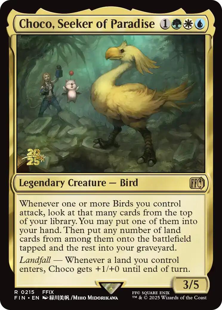 Choco, Seeker of Paradise [FINAL FANTASY Prerelease Promo] | Black Swamp Games