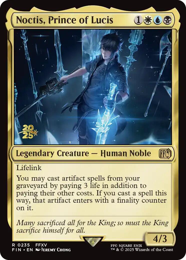 Noctis, Prince of Lucis [FINAL FANTASY Prerelease Promo] | Black Swamp Games