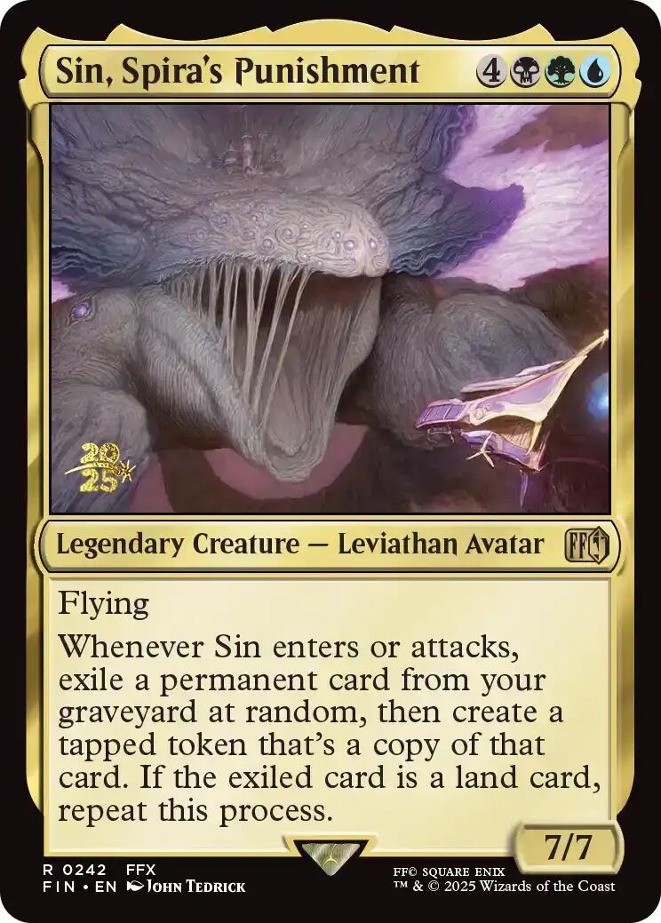 Sin, Spira's Punishment [FINAL FANTASY Prerelease Promo] | Black Swamp Games