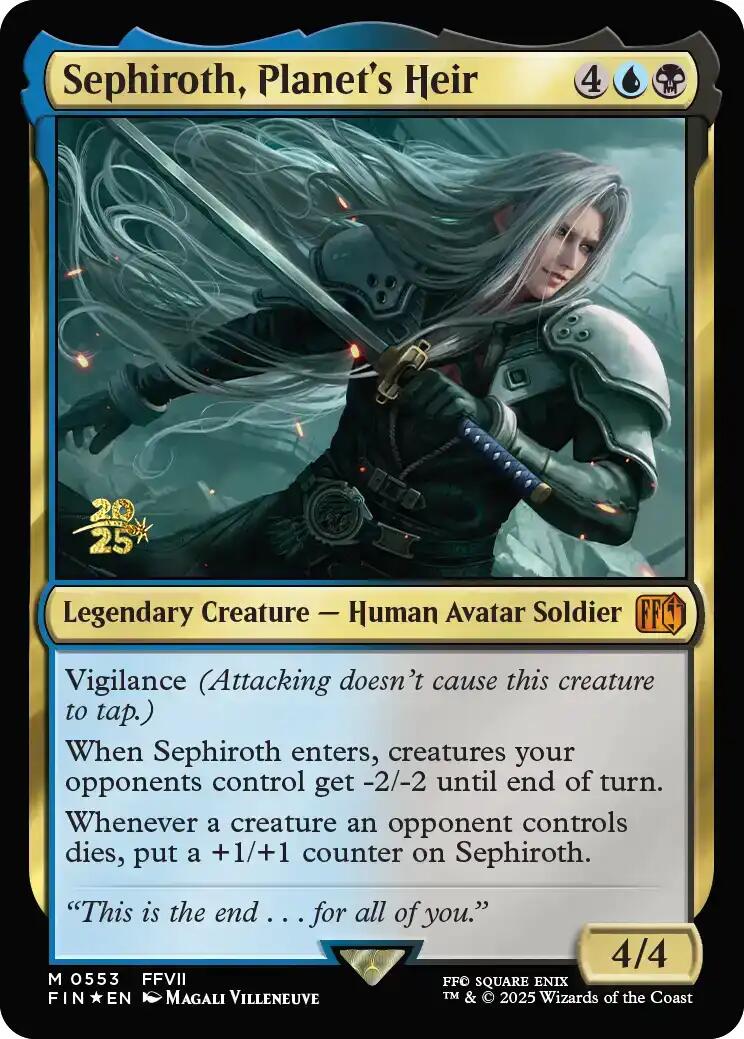 Sephiroth, Planet's Heir [FINAL FANTASY Prerelease Promo] | Black Swamp Games