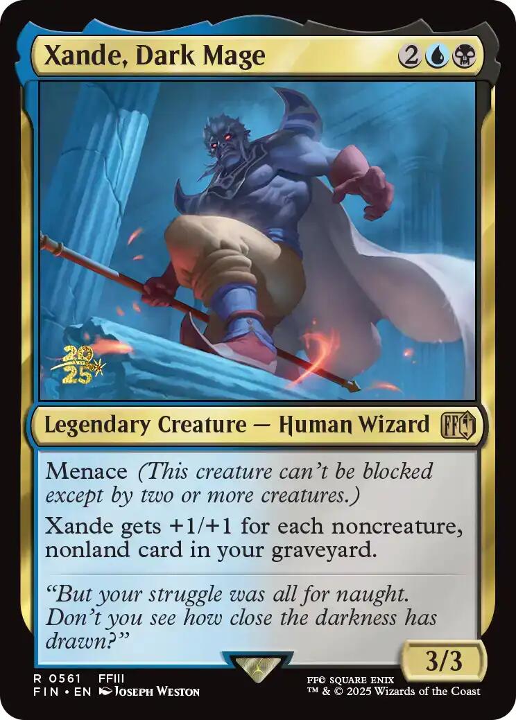 Xande, Dark Mage [FINAL FANTASY Prerelease Promo] | Black Swamp Games