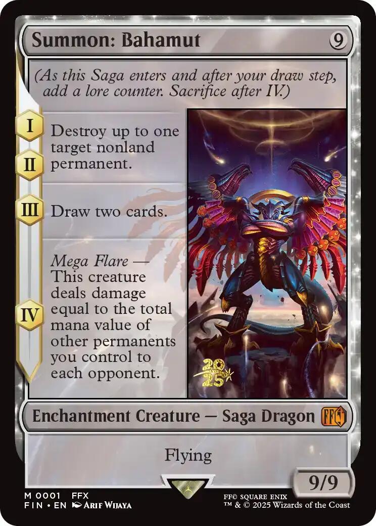 Summon: Bahamut [FINAL FANTASY Prerelease Promo] | Black Swamp Games