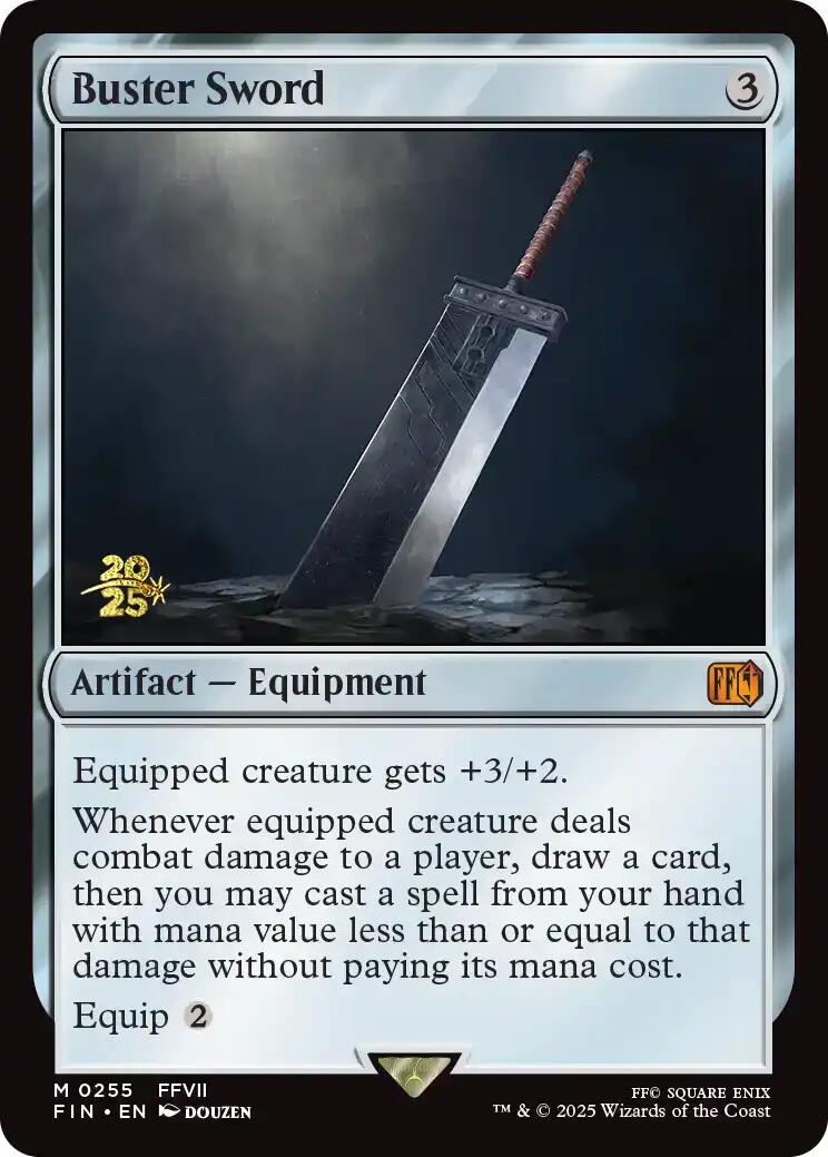 Buster Sword [FINAL FANTASY Prerelease Promo] | Black Swamp Games