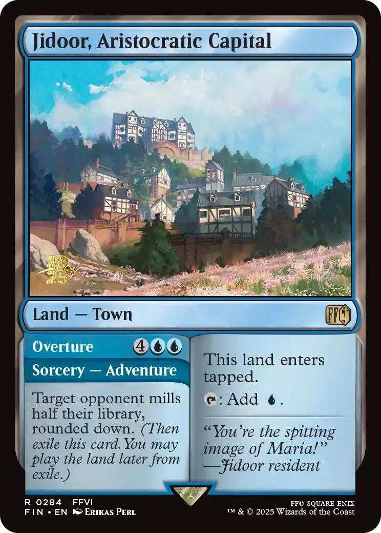 Jidoor, Aristocratic Capital [FINAL FANTASY Prerelease Promo] | Black Swamp Games
