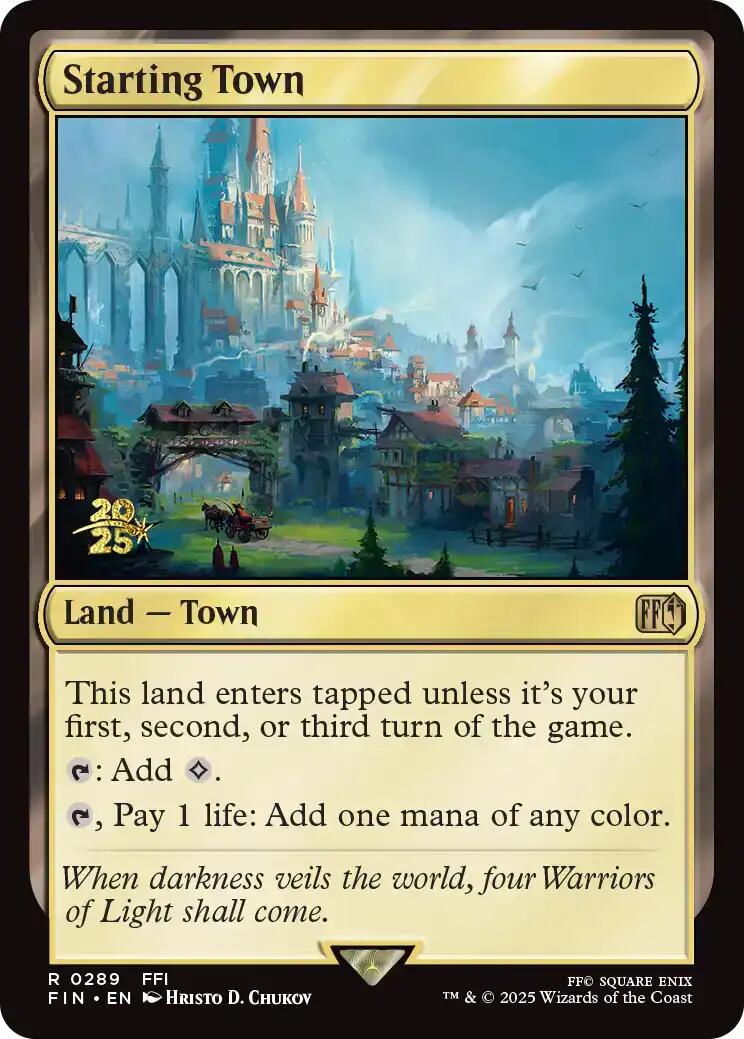 Starting Town [FINAL FANTASY Prerelease Promo] | Black Swamp Games