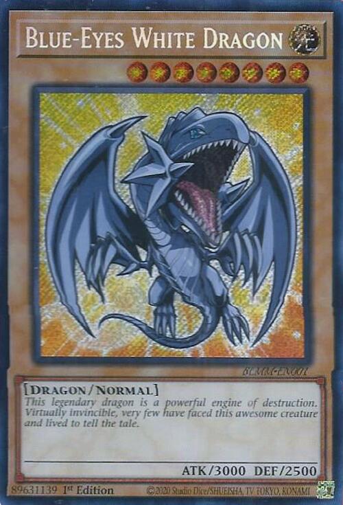 Blue-Eyes White Dragon [BLMM-EN001] Secret Rare | Black Swamp Games
