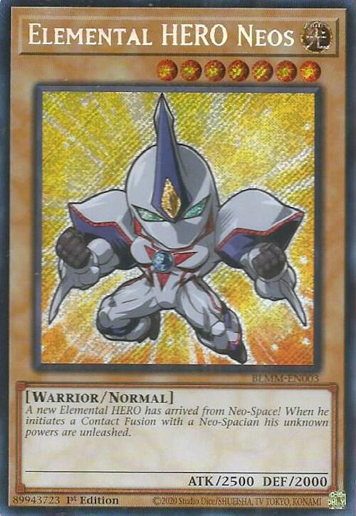Elemental HERO Neos [BLMM-EN003] Secret Rare | Black Swamp Games